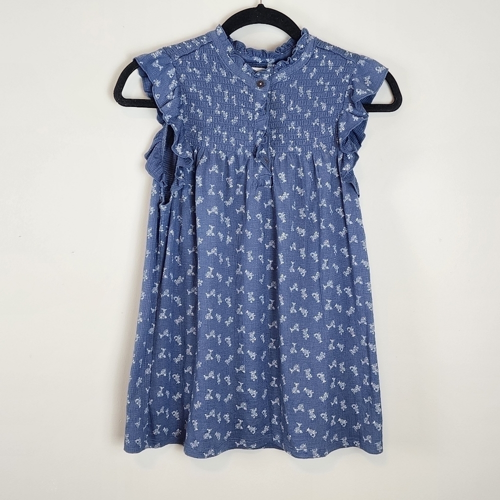 Matilda Jane Jemma Top Size S Smocked Flutter Sleeve